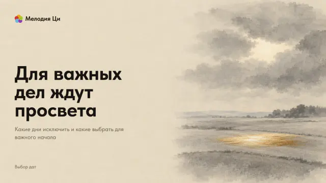 Пасмурное небо и тихие поля, написанные светлой мокрой тушью, в облаках просвет, а под ним на поле лежит солнечное пятно, вышитое шёлком