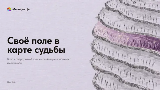 Светлые рисовые террасы сухой кистью, вид сверху, и одна терраса среди них, целиком вышитая сливовым шёлком